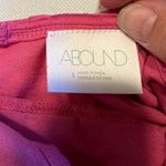 Abound  Womens Large Pink Sleeveless‎ Peplum Tank Top V-Neck Blouse Flowy Casual Photo 1