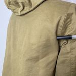 ZARA  Green Outwear Puffer Hooded Jacket Size XS Distressed Pockets Full Zip‎ Photo 8