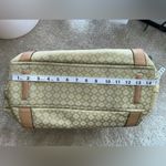 Nine West Light Green Tote with Tan Faux Leather Trim Photo 9