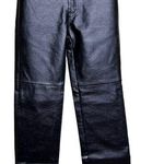 Princess Polly Macey Black Faux Leather High Waisted Pants Women’s Size 4 Photo 0