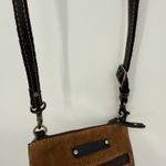 Vaan & Co Brown Leather Crossbody Thin Bag Travel Classic Photo 5