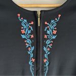 Chumbak “Midnight Readers” Embroidered Accent Jacket Black Medium Photo 2