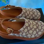 Coach NWT
Women's Sculpted C Signature Jacquard
Logo Platform Clogs Photo 8