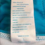 Top Melon Retro Bikini Swimsuit: Duo-chrome Blues & Black Straps Bikini Swimsuit, Sz. L Photo 8