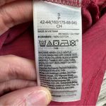 Gap Womens Basic Branded T Tee Shirt S SM Small Wine Merlot Red White Hi Low NWT Photo 7