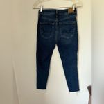 American Eagle  next level stretch hi rise raw hem jegging 4Short 84% cotton Photo 9