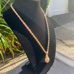 Gold Chain Rope Chain 24in 6mm And Icy Boxing Gloves Pendant Photo 3