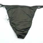 Good American Shine Perfect Fit Bikini Bottom Stormy Olive Green 1 US S Photo 3