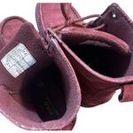 Ralph Lauren Polo  Burgundy Ranger Boots Kids 5 Women’s 7 Leather Lace & Buckle Photo 4