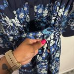 Lane Bryant NWT Long-Sleeve Belted Midi Shirt Dress In Navy Blue Size 22 Photo 10