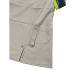 Dickies  Xtreme Stretch V-Neck Scrub Top Dark Khaki Stretch XXS Pockets Medical Photo 1