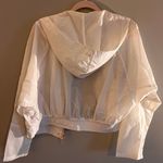 Fabletics White & Pink Windbreaker Jacket Photo 3
