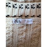ZARA  White and Black Knit Tank Top Photo 4