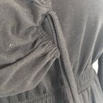 Kate & Mallory Off the Shoulder Black Tie Sleeve Midi Dress size Small Photo 11