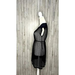 prAna  Women's Black Mesh Swim Cover-Up Dress Size‎ Medium Photo 4