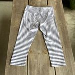 Scorpio Sol Scorpio Sol Womens Leggings Size XS Navy Blue White Striped Cropped Length Photo 8