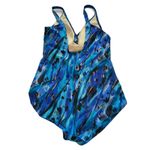 MiracleSuit Blue Oceanus One Piece Swimsuit In Animal Magnetism Size 16 Photo 4