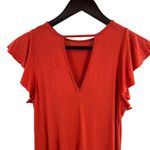 Three Dots  Dark Pink Short Sleeve Dress Small Photo 2