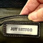 JOY GRYSON Nyla Black Pebbled Leather Satchel Crossbody 💛 Photo 12