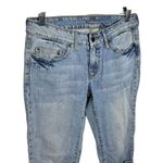 Apt. 9   Light Wash Embellished Capri Jean Pants Women's Size 4Petite Photo 7