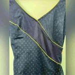 Longitude Women's Vintage 1970's  One Piece Blue Bathing Suit Union Made USA 14T Photo 3