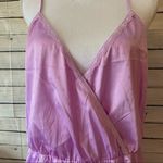INC International Concepts Ditsy Daisy Silky Night Romper Pink Size L Photo 8