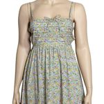 For Love & Lemons Raleigh Midi Dress, Blue Floral, Large Photo 9