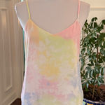 Hippie Rose  NWOT Pastel Tie-Dye Camisole Top with Adjustable Straps Photo 0