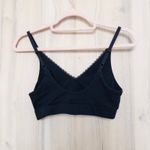 Pact Womens Bralette Size S Black Organic Cotton Minimalist Comfy Sustainable Photo 2