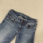 American Eagle  Original Boot Jeans Women 2 Dark Wash Y2K Low Rise Stretch Photo 3