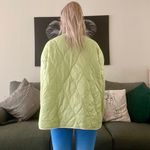 Lime Green Quilted Jacket Size L Photo 10