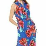 Foxcroft  Women's Adessia Hibiscus Floral Dress size 10 Photo 0