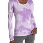 Sundry  Purple Tie Dye Long Sleeve T-Shirt Sz 2 Photo 0