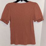 Wishlist BRAND DARK PINK…MAUVEY COLOR TOP WITH SMALL RUFFLE ON SHORT SLEEVES Photo 5