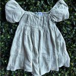 Princess Polly  Sage Green Smocked Dress Photo 2