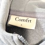 Comfrt Cloud Zip Heavyweight Hoodie Unisex Full Zip Sweatshirt Blue Size Large Photo 2