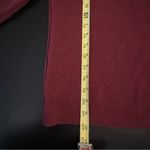 Madewell  Burgundy Long Sleeve sweater Photo 3