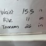 Free People black vegan leather never let you go leggings pants size 12 Photo 7