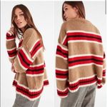 Urban Outfitters  striped long sleeve oversized knit sweater size medium Photo 1