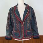 Chico's Super Cool Chico’s Heavily Embroidered Jean Jacket! Photo 0
