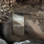 White House | Black Market Black White Faux Fur Lined Vest Size Large Photo 7