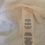 Chico's Chico’s white cold open shoulder sweater 2 large New NWT L RARE HTF GORGEOUS Photo 7