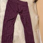 Lululemon Wunder Under Crop in Plum Photo 7