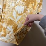 Wonderly  Yellow Pattern Short Sleeve Women’s Blouse Photo 6