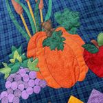 Handmade Vest Autumn Fall Embroidered Quilted Plaid Pumpkin Leaves 90’s M Medium Photo 1
