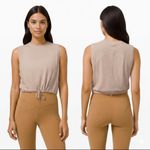 Lululemon Adapt to You Tank Top in Heathered Dune Size 4 Photo 1