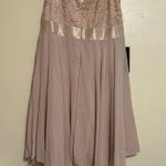 Ever Pretty  Lace Midi Dress in Beige and Gold Photo 8