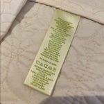 Sigrid Olsen  Quilted Winter White Old Money Trench Jacket Coat Medium Photo 7