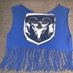 Fringe Country top Blue Size L Photo 1