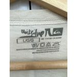 Quiksilver Quicklsilver LARGE Womens Cream Tee Shirt T-Shirt Tiger Doll Print Short Sleeve Photo 5